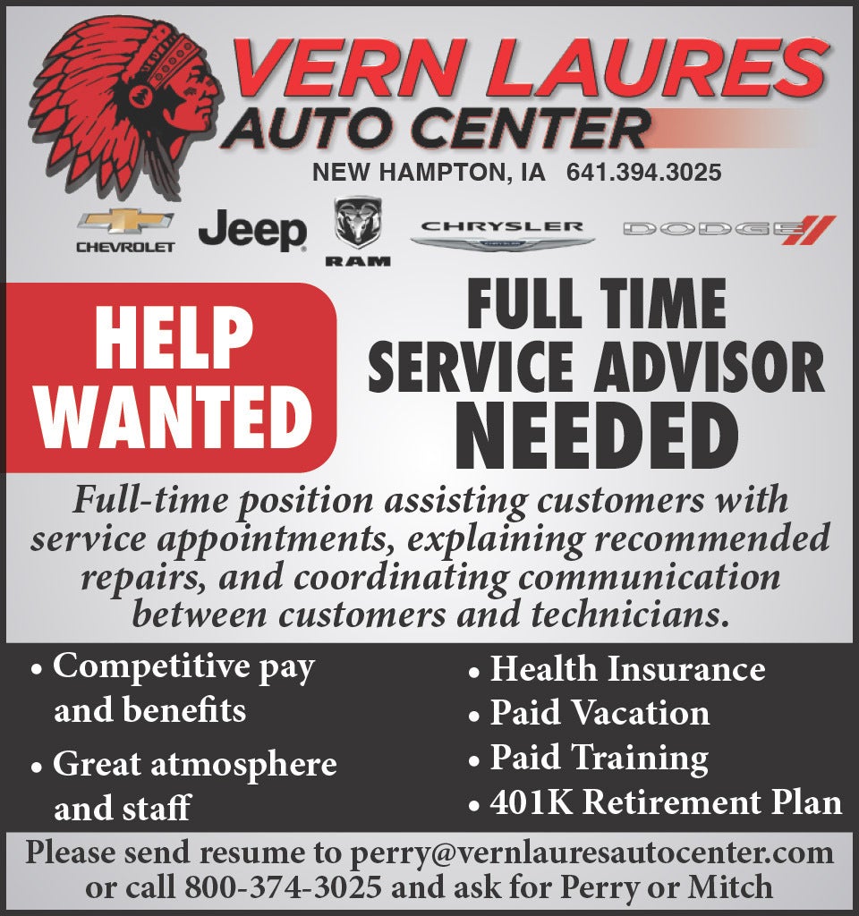 Vern Laures Auto Center Chevrolet in NEW HAMPTON IA